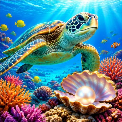 Perla oceanului — ilustrație